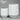 Montclaire Tall Ridge Pot Medium 40cm (W) x 48cm (H) / White Pot